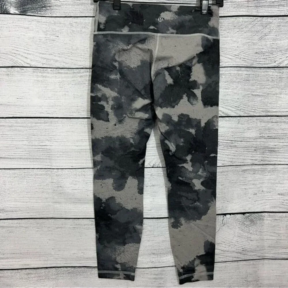 Lululemon Wunder Under Pant Floral Platoon Print Size 6